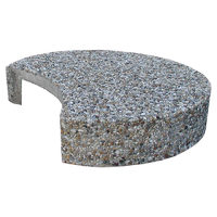 Exposed aggregate concrete slabs